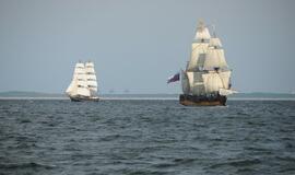 "The Tall Ships Races 2017" burlaivių išlydėjimas