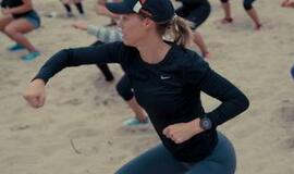 Klaipėdiečiams - nemokama treniruotė prie jūros