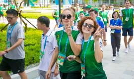 Taipėjuje iškelta Lietuvos trispalvė