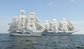 "The Tall Ships Races 2017" burlaivių išlydėjimas