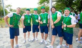 Klaipėdos sunkiaatlečiai Taipėjuje Universiadoje