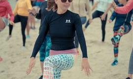 Klaipėdiečiams - nemokama treniruotė prie jūros