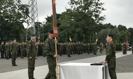 Pėstininkų brigadai „Žemaitija“ įteikta kovinė vėliava