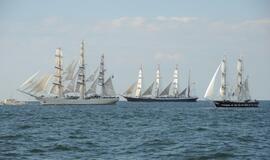 "The Tall Ships Races 2017" burlaivių išlydėjimas