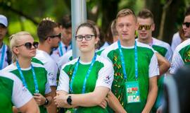 Taipėjuje iškelta Lietuvos trispalvė