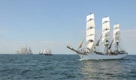 "The Tall Ships Races 2017" burlaivių išlydėjimas