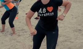 Klaipėdiečiams - nemokama treniruotė prie jūros