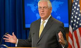 Reksas Tilersonas Šiaurės Korėjai: nesame jūsų priešai