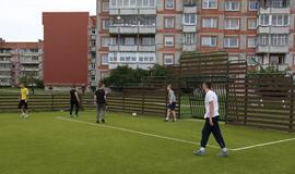 Gyventojams - naujos futbolo aikštės