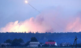 Ukrainos premjeras mano, kad gaisras šaudmenų saugykloje Kalynivkoje nebuvo atsitiktinis