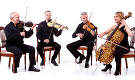 Lietuvos scenose gintariniais instrumentais gros „Amber Quartet“
