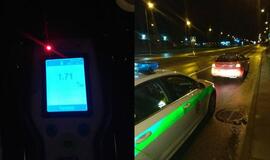 Šiaurės prospekte sustabdytas girtas vairuotojas