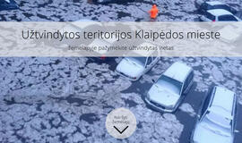 Klaipėdiečių patogumui – užtvindytų teritorijų žemėlapis