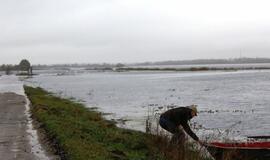 Rusnėje - antroji potvynio banga