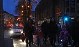 Klaipėdą apšvietė žibintų eisena