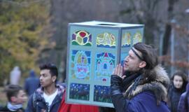 Klaipėdą apšvietė žibintų eisena