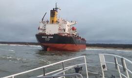 Laivo „Ocean Crown“ korpusas deformuotas