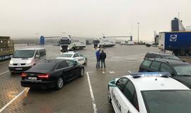 Jūrų perkėloje - septyni neblaivūs vairuotojai