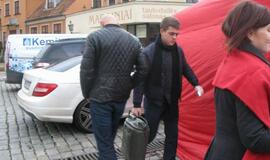 Klaipėdiečiai suvalgė apie 150 litrų maltiečių  sriubos