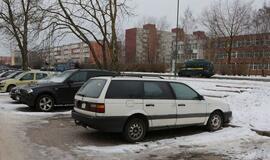 Automobilis paliktas, bet nepamirštas