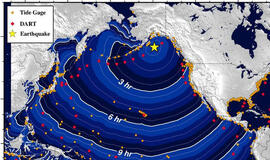 Prie Aliaskos krantų - galingas žemės drebėjimas, įspėta apie cunamį