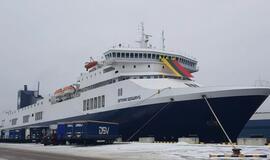 Klaipėdos uoste – 100 metrų ilgio trispalvė