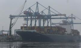 Klaipėdos uoste – 100 metrų ilgio trispalvė