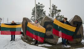 Klaipėdos uoste – 100 metrų ilgio trispalvė