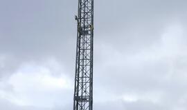 Klaipėdos uoste – 100 metrų ilgio trispalvė