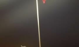 Klaipėdos uoste – 100 metrų ilgio trispalvė