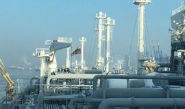 Klaipėdos uoste – 100 metrų ilgio trispalvė