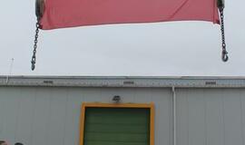 Klaipėdos uoste – 100 metrų ilgio trispalvė