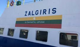 Klaipėdos uoste – 100 metrų ilgio trispalvė