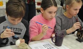 Dalijosi kiaušinių marginimo paslaptimis