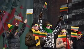 Kovo 11-ąją Klaipėdą sveikino jaunimas