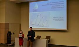 Klaipėdos universitete išdalintos jubiliejinės auksinės burės