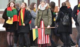 Kovo 11-ąją Klaipėdą sveikino jaunimas