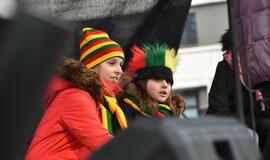 Kovo 11-ąją Klaipėdą sveikino jaunimas