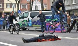 Kovo 11-ąją Klaipėdą sveikino jaunimas