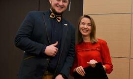 Klaipėdos universitete išdalintos jubiliejinės auksinės burės