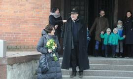 Aukso žiedus sumainė Raimonda Laužikienė ir Valentinas Masalskis