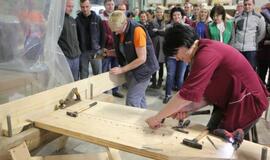 Istorinį Kuršių marių žuvies supirkėjo laivą atkuria baldininkai