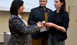 Klaipėdos universitete išdalintos jubiliejinės auksinės burės