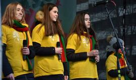 Kovo 11-ąją Klaipėdą sveikino jaunimas