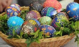 Dalijosi kiaušinių marginimo paslaptimis