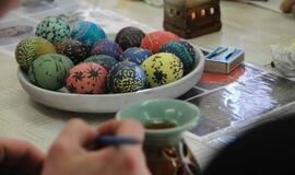 Dalijosi kiaušinių marginimo paslaptimis