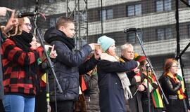 Kovo 11-ąją Klaipėdą sveikino jaunimas