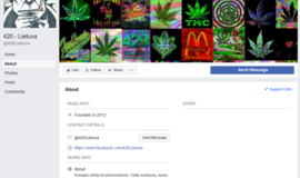 „Facebook“ tinkle - prekyba „žole“ ir „stuff“