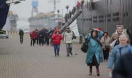 Į Klaipėdą atplaukė pirmasis kruizinis laivas