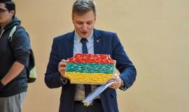 Dragūniečiai moksleivius supažindino su rankiniu